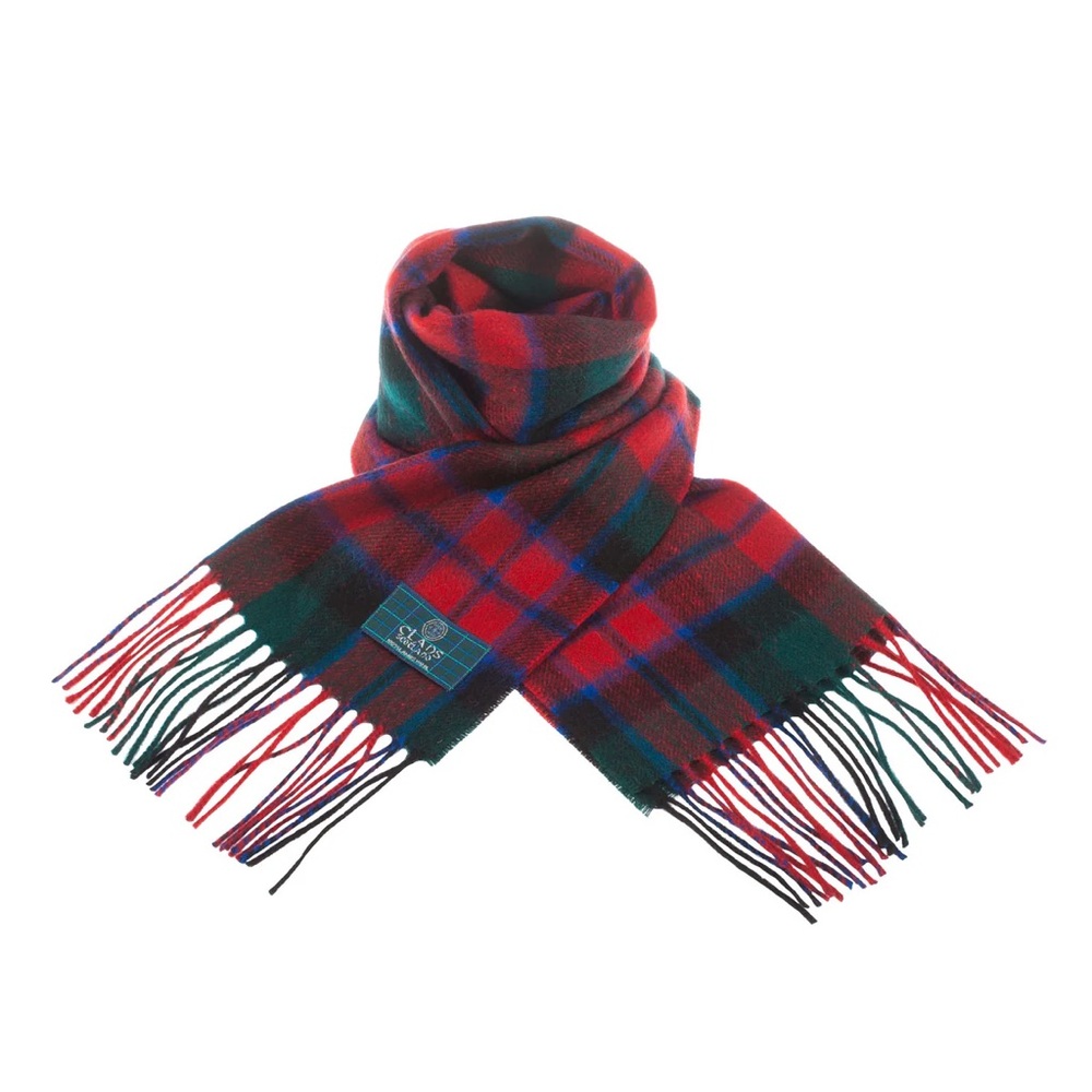 Clans of Scotland Clan Macnaughton Tartan Scarf